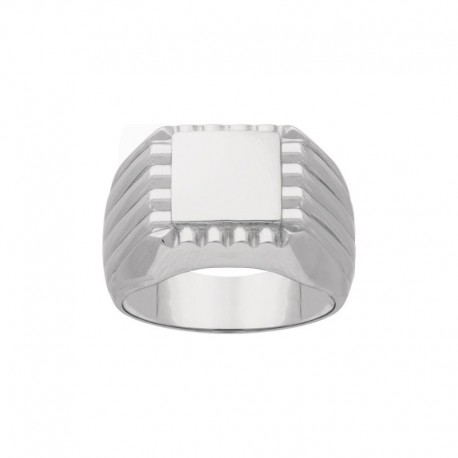 CHEVALIERE ACIER CARREE