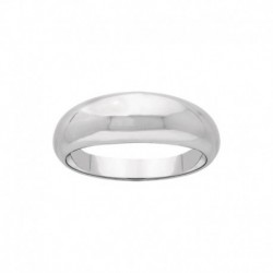 BAGUE ACIER JONC BOMBE