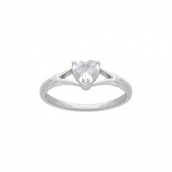 BAGUE ACIER COEUR OXYDE