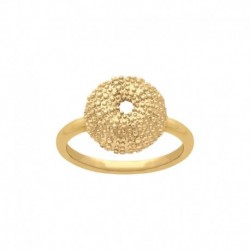 BAGUE ACIER FINITION DOREE