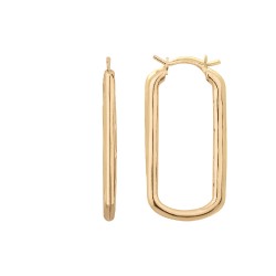 BO RECTANGLE 30MM ACIER FINITION DOREE