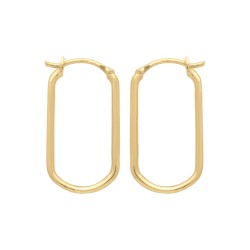 BO RECTANGLE 20MM ACIER FINITION DOREE