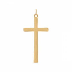 PENDENTIF ACIER FINITION DOREE