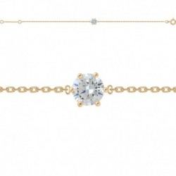 BRACELET PLAQUE OR