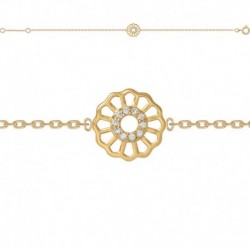 BRACELET 18CM POR FLEUR OZ