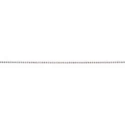 CHAINES ARGT BOULE DIAMANTEE 50CM
