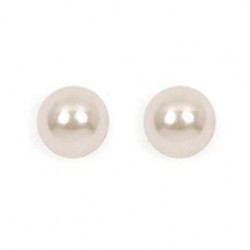 BO OP ARGENT PERLE IMIT 10MM