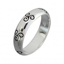 Bague argent - ethnique