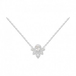 COLLIER 42CM AGT GOUTTES OZ