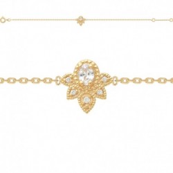 BRACELET 18CM P.OR GOUTTES OZ