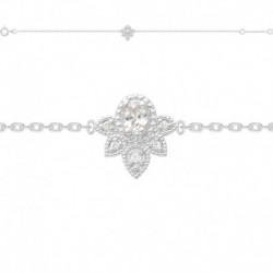 BRACELET 18CM AGT GOUTTES OZ