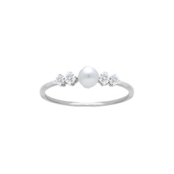 BAGUE AGT PERLE D EAU DOUCE OZ 