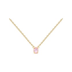 COLLIER P.OR SERTI GRIFFE ROSE 