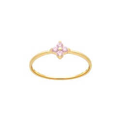 BAGUE P.OR PETITE FLEUR OZ ROSE 