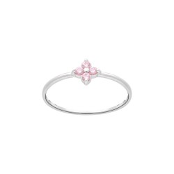 BAGUE AGT PETITE FLEUR OZ ROSE 