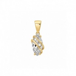PENDENTIF P.OR OZ MARQUISE BLANC
