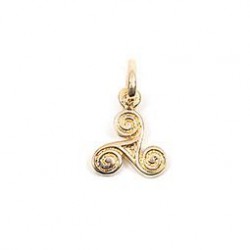 PENDENTIFS PL.OR .- TRISKEL