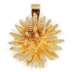 DST-PENDENTIFS PL.OR ANEMONE