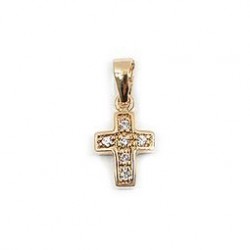 PENDENTIF PL.OR CROIX OZ