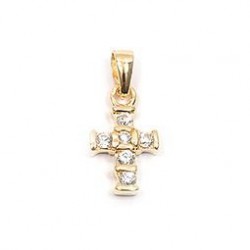 PENDENTIF PL.OR CROIX OZ