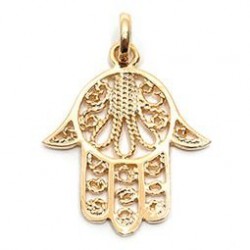 PENDENTIFS PL.OR .MAIN DE FATMA