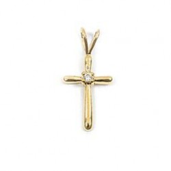 PENDENTIF PL.OR CROIX OZ