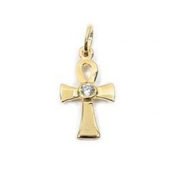 PENDENTIF PL.OR CROIX OZ
