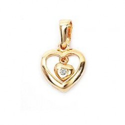 PENDENTIFS PL.OR OZ COEUR
