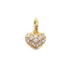 PENDENTIFS COEUR PL.OR OZ