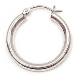 CREOLES AUTRES ARGT .CREOLE TUBE 30MM
