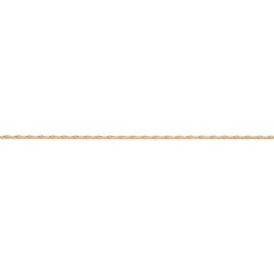 60 cm - 1,5 mm - maille épi - chaîne plaqué or