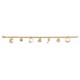 length 19 cm - gold plated chain