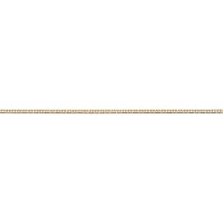 18 cm - 2,3 mm - maille marine battue diamantée 6 faces - chaîne plaqué or