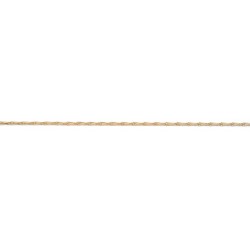 45 cm - 2,0 mm - maille épi - chaîne plaqué or