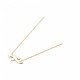 COLLIER PL OR GEKO 42 CM