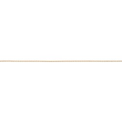 Larg. 1,2 mm - lg. 25 cm - Chaîne plaqué or - forcat limée