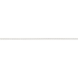 25 cm - 1,4 mm - maille gourmette cheval limée - chaîne argent