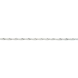 Larg. 2,4 mm - lg. 25 cm - Chaîne de cheville argent - Chaînes de cheville - poids : 2,1 gr