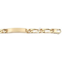 23 cm - 7.2 mm - identité super cheval alternée 1.1 - identité plaqué or