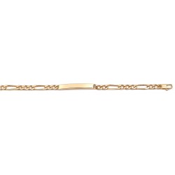 18 cm - 4,0 mm - identité super cheval alternée 1.3 - identité plaqué or