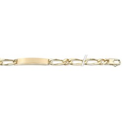 22 cm - 6,3 mm - identité super cheval alternée 1.1 - identité plaqué or