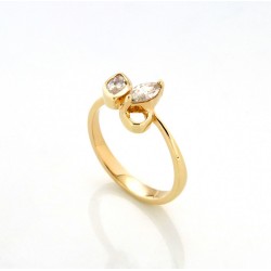 BAGUE2 NAVETTES BLANCHES 56