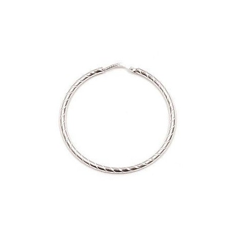 CREOLES AUTRES ARGT .CISELE DIAMANTEE 35MM