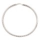 CREOLES AUTRES ARGT .CISELE DIAMANTEE 45MM