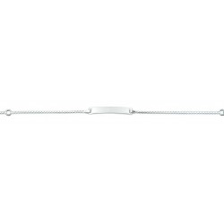 lg. 14 cm - Identité argent - identité Bébé/enfant - poids : 2,3 gr
