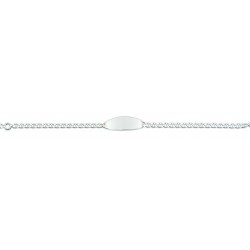 lg. 14 cm - Identité argent - identité Bébé/enfant - poids : 2,3 gr