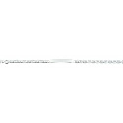 GOURMETTES ARGT MARINE BATTUE IDENTTITE BEBE