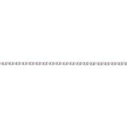 60 cm - 3,3 mm - maille forçat limée - chaîne argent