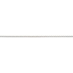 45 cm - 1,9 mm - maille forçat double diamantée 8 faces - chaîne argent
