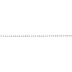 Larg. 1,7 mm - lg. 45 cm - Chaîne argent - forçat limée - poids : 3,7 gr